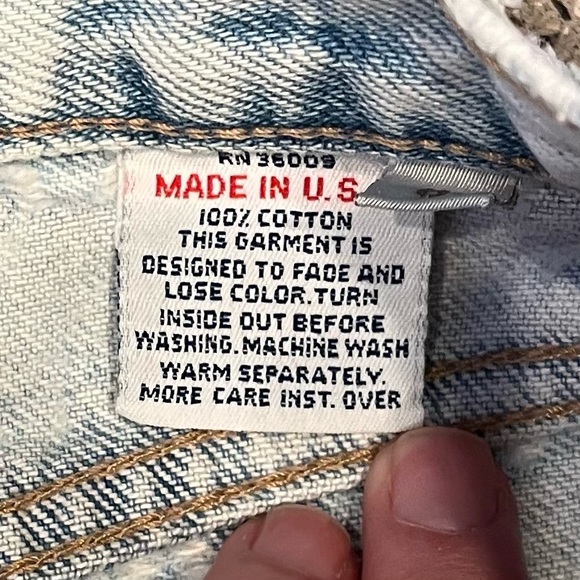 Vintage Calvin Klein Sport Jeans Light Wash Acid Wash - Picture 3 of 8